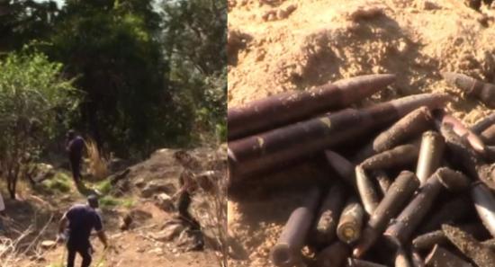 Fresh Ammo Haul Found Near Moragahakanda Reservoir